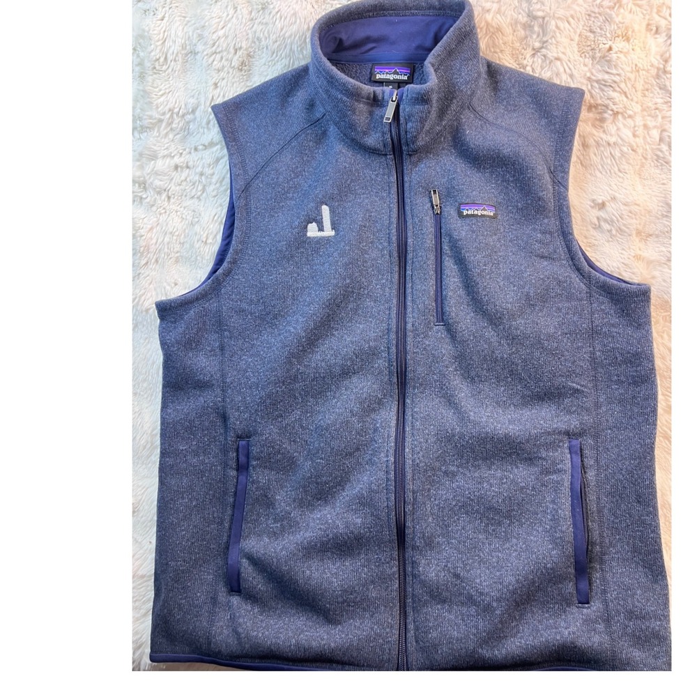 Patagonia Better Sweater Vest Mens XL Blue Full Zip Fleece Outdoor Gorpcore. A38